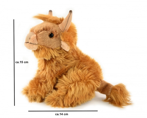 Preview: Highlandcow sitzend 13 cm